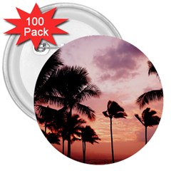 Palm Trees 3  Buttons (100 Pack)  by LW323