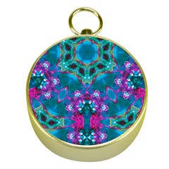Peacock2 Gold Compasses by LW323