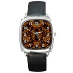 Gloryplace Square Metal Watch Front
