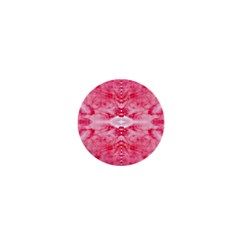 Pink Marbling Ornate 1  Mini Buttons by kaleidomarblingart