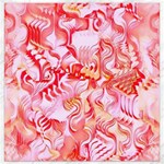 Cherry Blossom Cascades Abstract Floral Pattern Pink White  Canvas 12  x 12  11.4 x11.56  Canvas - 1
