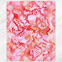 Cherry Blossom Cascades Abstract Floral Pattern Pink White  Canvas 16  X 20  by CrypticFragmentsDesign