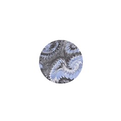 Celeste Grey Module 1  Mini Magnets by kaleidomarblingart