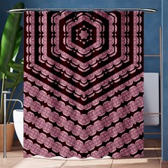 Burgundy Shower Curtain 60  X 72  (medium)  by LW323