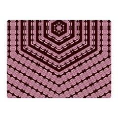 Burgundy Double Sided Flano Blanket (mini)  by LW323