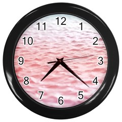 Tropical Ocean Wall Clock (black) by gloriasanchez