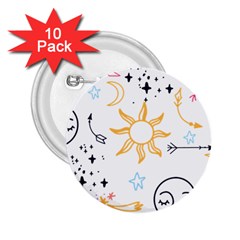 Pattern Mystic 2 25  Buttons (10 Pack)  by alllovelyideas