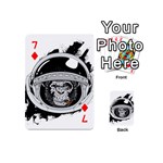 Spacemonkey Playing Cards 54 Designs (Mini) Front - Diamond7