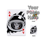 Spacemonkey Playing Cards 54 Designs (Mini) Front - DiamondA