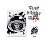 Spacemonkey Playing Cards 54 Designs (Mini) Front - Club4