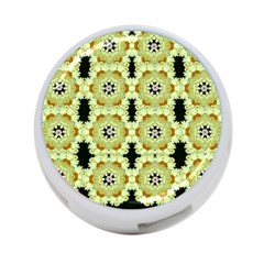 Summer Sun Flower Power Over The Florals In Peace Pattern 4-port Usb Hub (one Side) by pepitasart