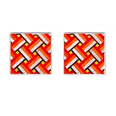 Pop Art Mosaic Cufflinks (square) by essentialimage365