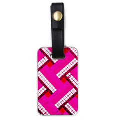 Pop Art Mosaic Luggage Tag (one Side) by essentialimage365