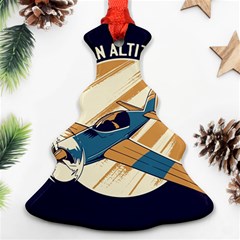 Airplane - I Need Altitude Adjustement Christmas Tree Ornament (two Sides) by DinzDas