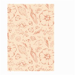 Thanksgiving Flowers And Gifts Pattern Small Garden Flag (two Sides) by DinzDas