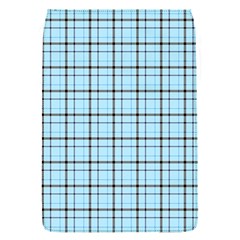Sky Blue Tartan Plaid Pattern, With Black Lines Removable Flap Cover (s) by Casemiro