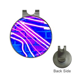 Pop Art Neon Wall Hat Clips With Golf Markers by essentialimage365
