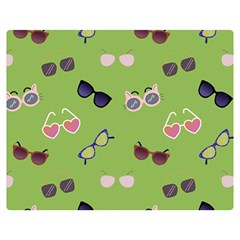Sunglasses Funny Double Sided Flano Blanket (medium)  by SychEva