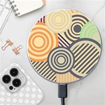 Circular Pattern Wireless Charger Front