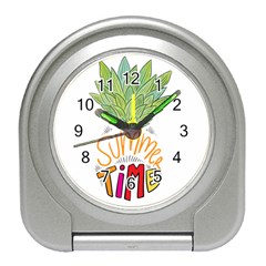 Summer Time Travel Alarm Clock by designsbymallika