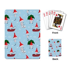 Funny Mushrooms Go About Their Business Playing Cards Single Design (rectangle) by SychEva