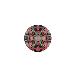 Velvet Arabesque 1  Mini Magnets by kaleidomarblingart