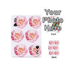 Roses Repeats I Playing Cards 54 Designs (mini) by kaleidomarblingart