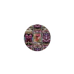 Collage Repeats 1  Mini Magnets by kaleidomarblingart