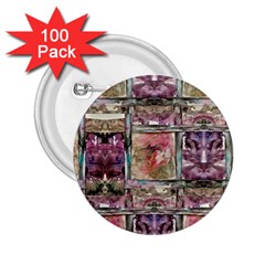 Collage Repeats 2 25  Buttons (100 Pack)  by kaleidomarblingart
