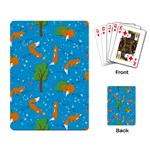 Red Fox In The Forest Playing Cards Single Design (Rectangle) Back