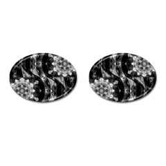 Gemini Mandala Cufflinks (oval) by MRNStudios