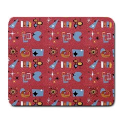 50s Small Print Large Mousepads by NerdySparkleGoth