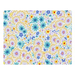 Flower Bomb 2 Double Sided Flano Blanket (large)  by PatternFactory