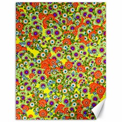 Flower Bomb 8 Canvas 18  X 24  by PatternFactory