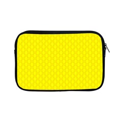 Soft Pattern Yellow Apple Ipad Mini Zipper Cases by PatternFactory