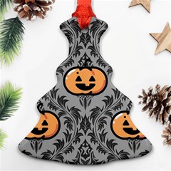 Pumpkin Pattern Ornament (christmas Tree)  by NerdySparkleGoth