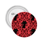 Cat Pattern 2.25  Buttons Front
