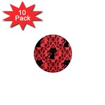 Cat Pattern 1  Mini Magnet (10 pack)  Front