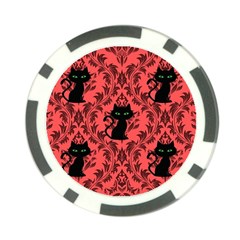 Cat Pattern Poker Chip Card Guard (10 Pack) by NerdySparkleGoth