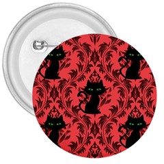 Cat Pattern 3  Buttons by NerdySparkleGoth