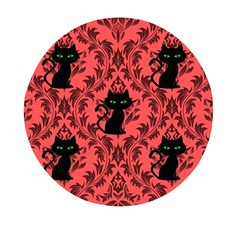 Cat Pattern Mini Round Pill Box (pack Of 5) by NerdySparkleGoth