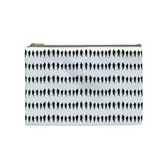 Athletic Running Graphic Silhouette Pattern Cosmetic Bag (medium) by dflcprintsclothing