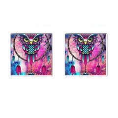 Owl Dreamcatcher Cufflinks (square) by Sudhe