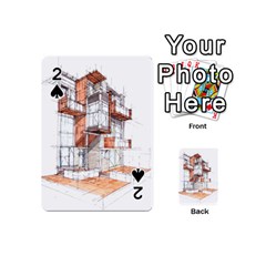 Rag-flats-onion-flats-llc-architecture-drawing Graffiti-architecture Playing Cards 54 Designs (mini) by Sudhe