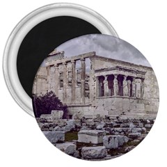 Erechtheum Temple, Athens, Greece 3  Magnets by dflcprintsclothing