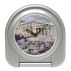 Erechtheum Temple, Athens, Greece Travel Alarm Clock by dflcprintsclothing