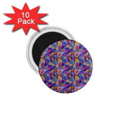Multicolored Circles And Spots 1 75  Magnets (10 Pack)  by SychEva