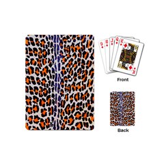 Fur-leopard 5 Playing Cards Single Design (mini) by skindeep