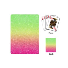Ombre Glitter  Playing Cards Single Design (mini) by Colorfulart23