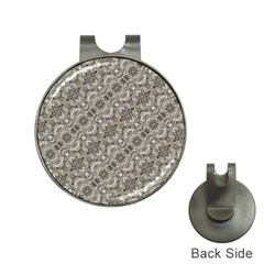 Vintage Pattern Geometric Mosaic Hat Clips With Golf Markers by dflcprintsclothing